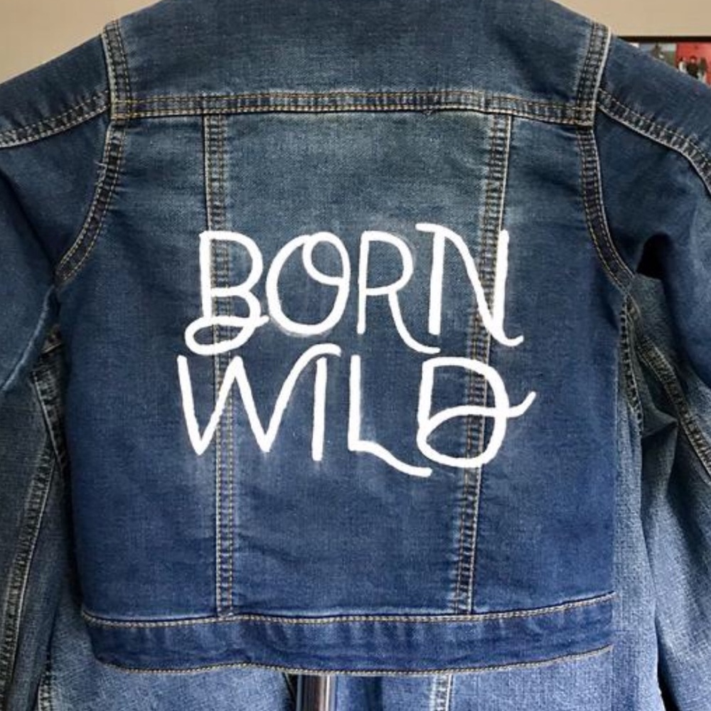 unisex kids denim jacket
